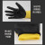 山都澳 劳保手套 丁腈浸胶涂层 耐磨 防滑 工地施工防护手套 SD-518黄色(6副装）