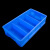塑料配件多格元物料周转筐螺丝收纳盒加厚分类工具分 大4格蓝内格尺寸162*162*78