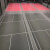卡宝兰 运动地胶羽毛球乒乓球场室内塑胶地垫PVC地毯舞蹈健身房篮球场专用地板 6.0mm厚蓝色钻石纹1平米