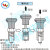 拉拔销 PXKL12 PXKL10L 旋钮柱塞分度销 螺纹加长型全金属弹销 PXKL12 碳钢 M12*1.5 行程6