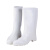 双安 PM95厨房卫生靴 耐油 防滑水鞋雨鞋 模压靴 黑色白色食品靴 白色 40码