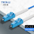 创优捷 光纤跳线 铠装 单纤 LC/UPC-LC/UPC-单模-G.652D-3mm-1M-蓝色