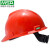梅思安V-Gard安全帽 ABS/PE超爱戴一指健安全帽 建筑工地电力施工新国标安全帽 红色（标准款） ABS-超爱戴