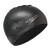 速比涛（Speedo）硅胶游泳帽 男女长发防水 时尚经典 3D泳帽 8709849097黑色均码 