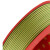珠实 硬铜芯线2.5平方红色单股单芯硬电线（100米/卷） 1卷