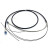 ABLEMEN 野战光缆 LC-LC多模双芯5米铠装拉远光缆 级联光纤