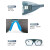 烧电焊眼镜氩弧焊防强光护眼焊工通用眼镜 二保焊护眼焊工专用防 浅色