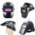电焊防护罩自动帽子变光电焊面罩氩弧焊焊工头戴式护脸脸部神器罩 JZ-01真彩款送10保护片