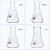 德银  三角烧瓶喇叭口玻璃锥形瓶广口三角瓶三角摇瓶 1000ml（广口）