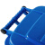 科力邦（Kelibang） 户外垃圾桶 大号塑料环卫垃圾桶带盖30L万向轮带轮翻盖商用分类垃圾桶 KB1063 蓝色
