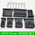 黑色AMP2.54胶壳280连接器单排接插件插头端子替代280358/280359 6P胶壳10个