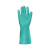 代尔塔DELTAPLUS201801经济型丁腈防护手套耐油脂耐磨食品加工业乳业机械工业防护手套绿色8码1箱