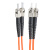 ST-ST多模双芯光纤跳线  3M5/10/20/25/50米尾纤62.5/125光钎线 多模双芯ST-ST 20m