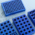 冷冻模块96孔低温配液恒温模块PCR冰盒0.2ML预冷铝制冰盒离心管架 0.2/1.5/2ml/60孔低温金属