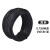 蓓尔蓝 WZD0015 PVC包塑电镀锌铁扎丝线 圆扁型黑色铁丝捆扎线 0.75mm约65米/卷