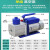 旋片式真空泵工业用抽气泵负压泵消泡大流量试验泵空调制冷维修泵 双级4升真空泵