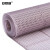 安赛瑞 PVC防滑地垫 镂空水晶地垫 0.9×15m 耐磨浴室厨房过道卫生间地垫 透明灰色 710155