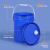 驰壹鹰 20L肥料桶密封化工桶润滑油脂油漆桶20kg涂料桶食品级塑料桶 油嘴盖蓝色