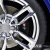 乔幻星点缤 适用于S3 S4 S5 S6 S7 R8卡钳贴纸刹车盘贴标轮毂装饰贴改装 S5一套4个 黑色
