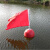 黎恬海洋航道大浮标球河道湖泊浮球浮漂高强度塑料浮球ABS双耳加筋圆 红色球径 25cm红旗警示球