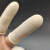 防滑手指套橙色白色麻点一次性乳胶橡胶防护点钞分页劳保手指套 白色麻点防滑（S码）20个