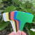 安赛瑞 T型加厚插地PP标签（500个）塑料园艺标签多肉植物标签插地记号牌绿植标牌 红色 6×10cm 530307