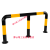 盛融乾 定制适用加油站防撞柱u型护栏加 定制双M 76*2000*600*1.5  两个