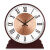 座钟时钟新中式客厅家用创意铜面桌面摆钟大号台钟静音钟表摆件 玫瑰金复古字黑秒针 10英寸