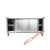 加厚304不锈钢工作台厨房操作台拉门打荷台桌子台面定做 加厚整体焊接180.80.80双通