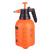 欧杜喷雾瓶洒水壶气压式喷雾器压力浇水壶喷水壶 橙色透明3L(带泄压阀)+长杆