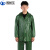 沸耐笙 FNS-24027 劳保工地PVC分体海胶雨衣套装 绿色分体1.2斤 1套