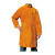 焊卫 焊接防护服 焊接皮围裙 牛皮带领长袖围裙 HW-1008 金黄色 XXXL码