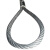 得豫工品 钢丝绳吊索具 起重工具钢缆钢索吊具 单位：条  17.55MM3T8M 