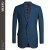 威可多VICUTU男士西服套装上装商务轻正装职业羊毛西装男VBS99112359 蓝色 185/108C