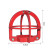消防喷淋头保护罩防护支架防撞罩通用型无需拆卸 红色加厚保护罩（4分）