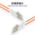 荣视通 光纤跳线 LC-LC 多模双芯 橙色 0.5m RST-DM101