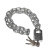 聚远 JUYUAN 链条锁防盗链子防剪铁链锁吊链挂锁3米长链条+防剪锁 1条价