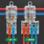T型免破线快速接线端子并线神器电线分线连接线器快接头二进四出 1进1出(主线0.5-1.5）橙柄