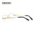SEIKO 精工镜架 男士商务近视眼镜大码半框钛材眼镜HT01080 25金色
