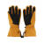 海德（HEAD）防水五指滑雪手套2023冬季新款多功能户外运动连指手套女 黄色(复合面布) M