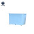正奇谊 收纳箱 塑料 透明大号加厚衣服储物箱子   北欧蓝   标准中号15L：36*25*19cm