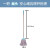 定制木杆老式拖把物业墩布尘推拖布大号普通吸水工厂棉线棉地拖 1把扁头空心绳瓦楞杆拖把
