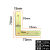 定制适用镀彩L型角铁椅子连接件角码固定角码固定层板件包角拐角支架铁片 20*32彩10个装配加硬螺丝