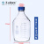 垒固 高硼硅蓝盖试剂瓶 耐高温透明玻璃丝口试剂瓶 GL45螺口玻璃 透明2000ml