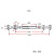 国标船用花篮螺丝拉紧器OU螺旋扣美式开体花兰螺栓UU收紧器钢丝绳 美式花篮1184.54吨M25