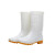 阿力牛 AZF74 白色卫生鞋靴 耐油耐酸碱劳保防护雨鞋 工厂食堂胶鞋  中低筒 39 