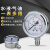 不锈钢YN60BF 耐震油压水压气压液压真空表304耐腐蚀耐高温 0-0.1MPa 0-0.1MPa