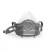 思创科技 ST-1060T 防尘面罩橡胶口罩防工业粉尘细微颗粒物电焊打磨半面具 1个装