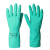 37-176丁腈手套防水腐蚀化学品酸碱耐溶剂耐油实验食品手套 安思尔29-500型耐硝酸硫酸手套 (常规厚度) L