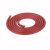 启宙 红色硅胶圆条 实心硅胶密封条 耐高温密封条橡胶条 O型条 一米价 φ4.5mm 